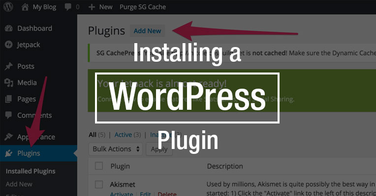 Installing a WordPress Plugin