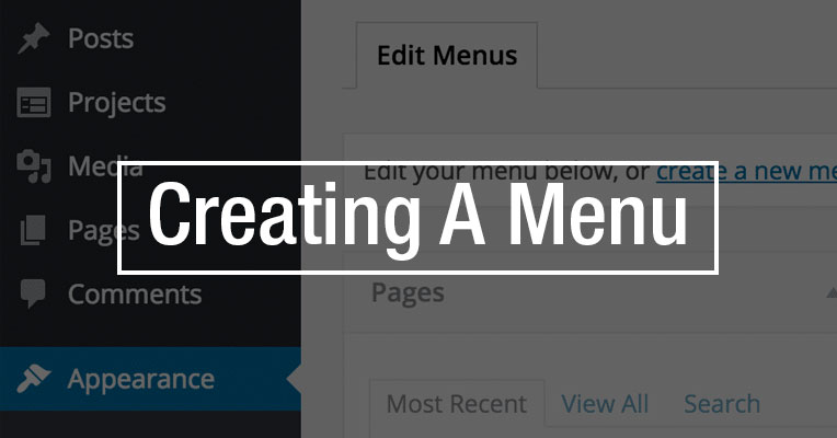 Creating A Menu