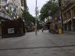 Brisbane empty COVID-19
